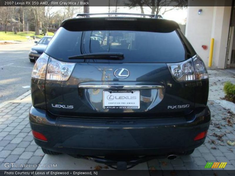 Flint Gray Mica / Black 2007 Lexus RX 350 AWD