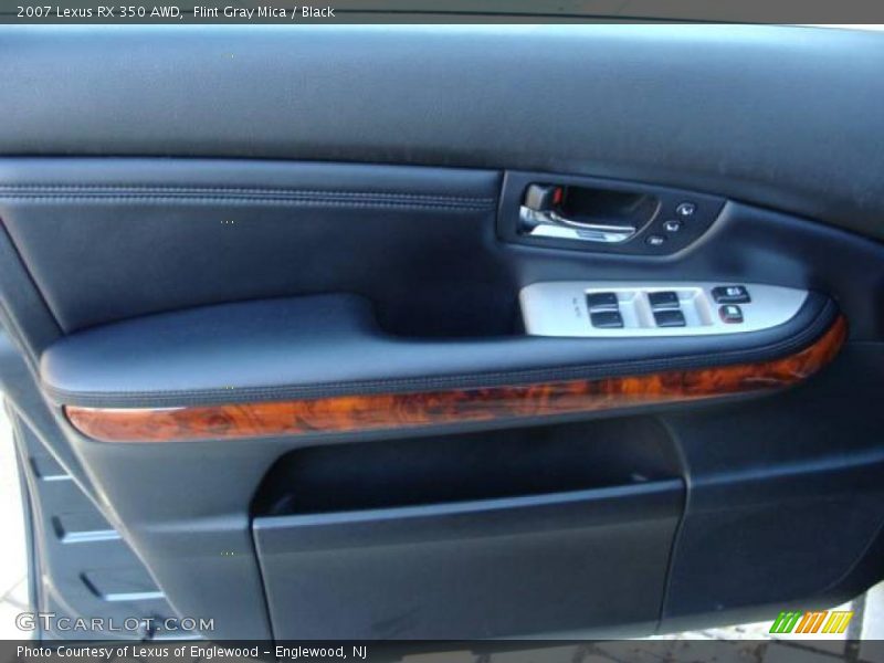 Flint Gray Mica / Black 2007 Lexus RX 350 AWD