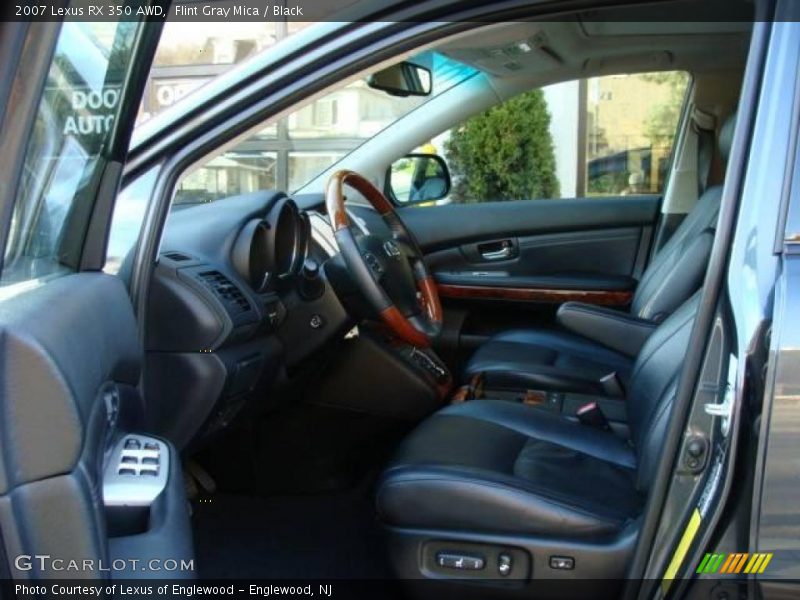 Flint Gray Mica / Black 2007 Lexus RX 350 AWD