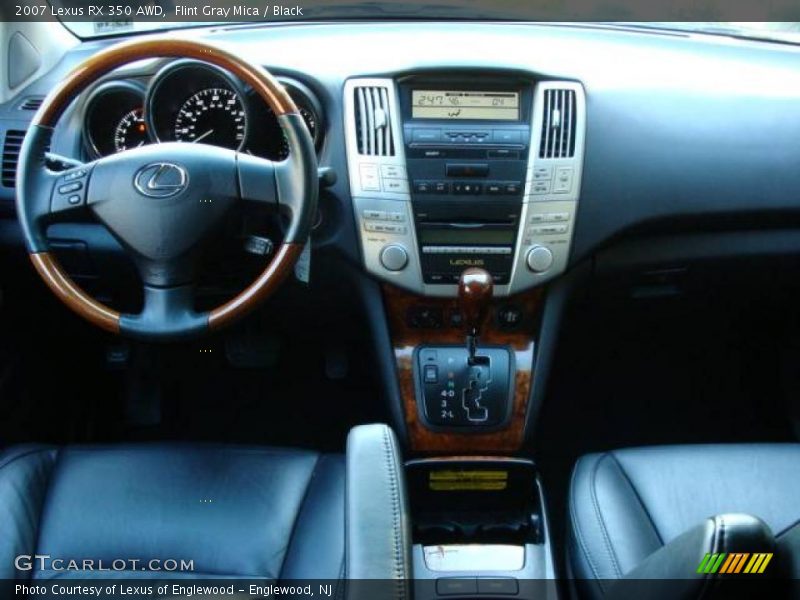 Flint Gray Mica / Black 2007 Lexus RX 350 AWD