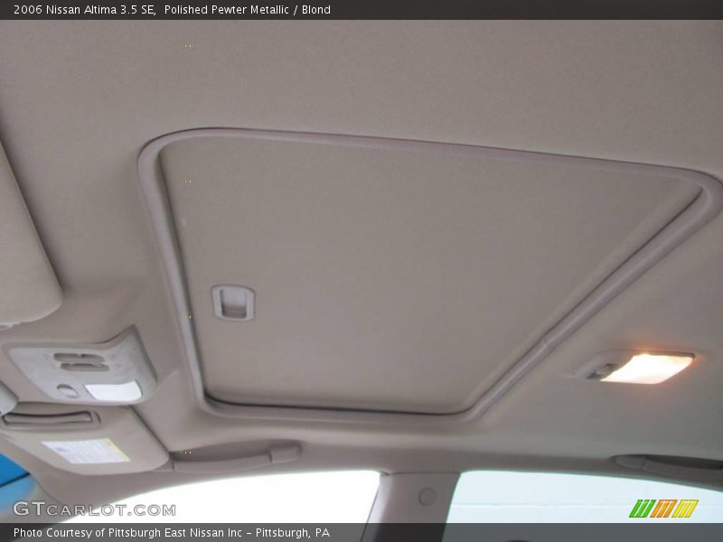 Polished Pewter Metallic / Blond 2006 Nissan Altima 3.5 SE