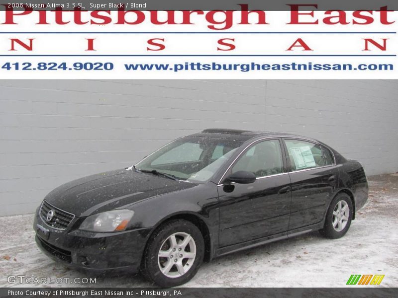 Super Black / Blond 2006 Nissan Altima 3.5 SL
