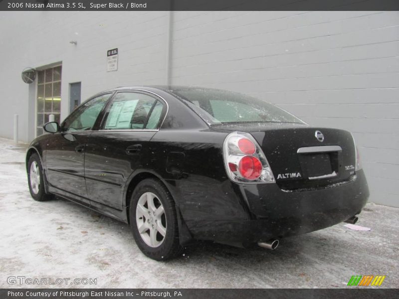 Super Black / Blond 2006 Nissan Altima 3.5 SL