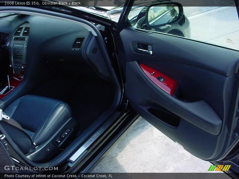Obsidian Black / Black 2008 Lexus ES 350