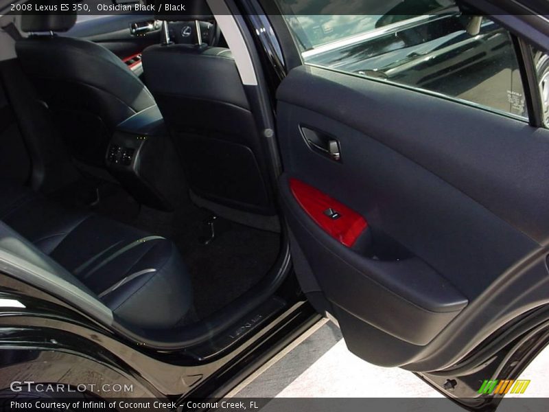 Obsidian Black / Black 2008 Lexus ES 350