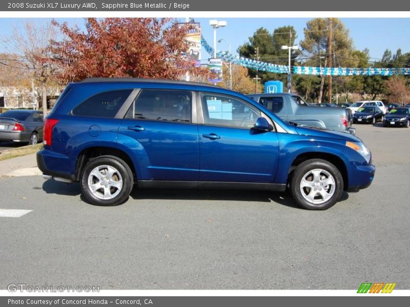 Sapphire Blue Metallic / Beige 2008 Suzuki XL7 Luxury AWD