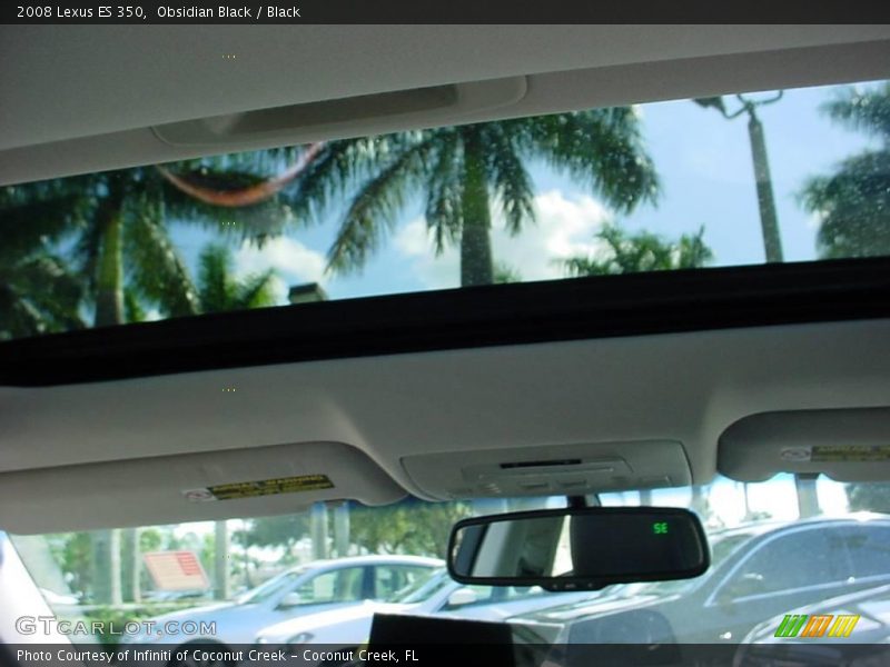 Obsidian Black / Black 2008 Lexus ES 350