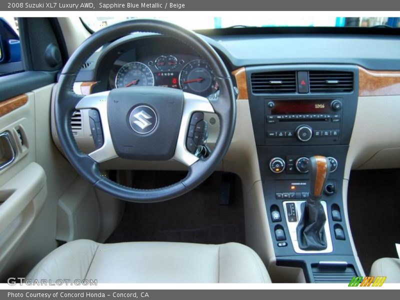 Sapphire Blue Metallic / Beige 2008 Suzuki XL7 Luxury AWD