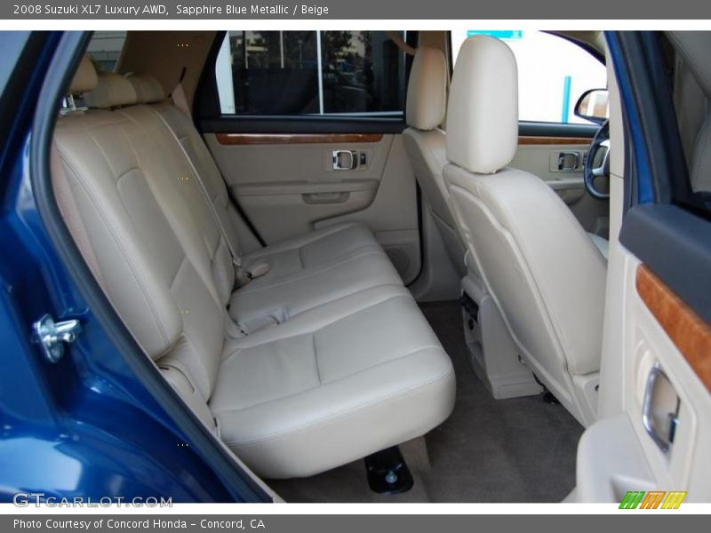 Sapphire Blue Metallic / Beige 2008 Suzuki XL7 Luxury AWD