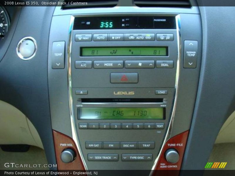 Obsidian Black / Cashmere 2008 Lexus ES 350