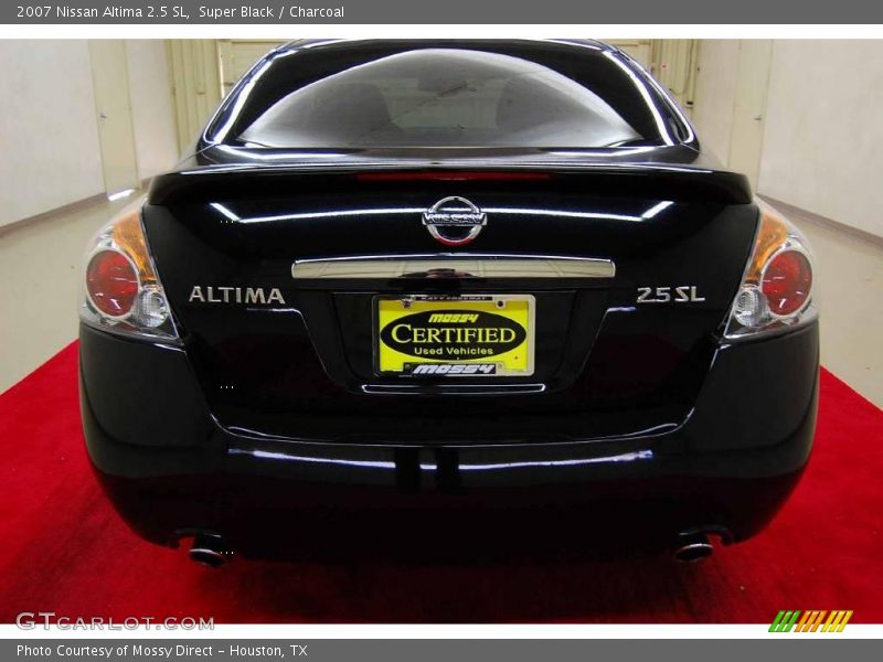 Super Black / Charcoal 2007 Nissan Altima 2.5 SL