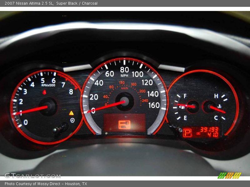 Super Black / Charcoal 2007 Nissan Altima 2.5 SL