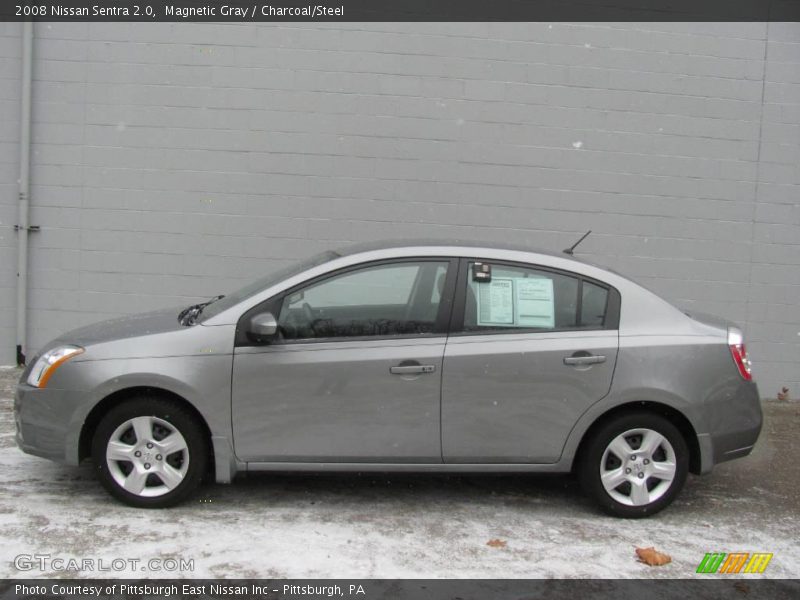 Magnetic Gray / Charcoal/Steel 2008 Nissan Sentra 2.0