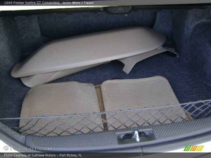 Arctic White / Taupe 1999 Pontiac Sunfire GT Convertible