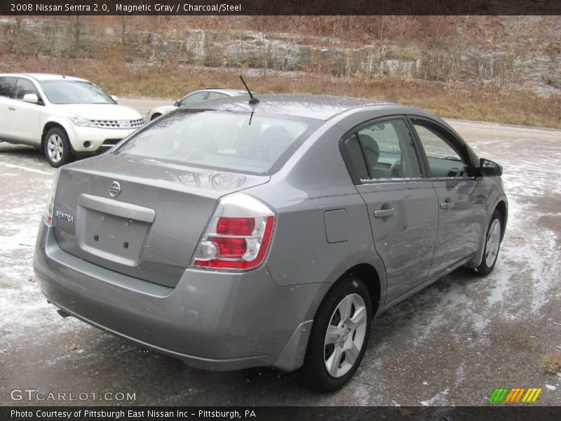 Magnetic Gray / Charcoal/Steel 2008 Nissan Sentra 2.0