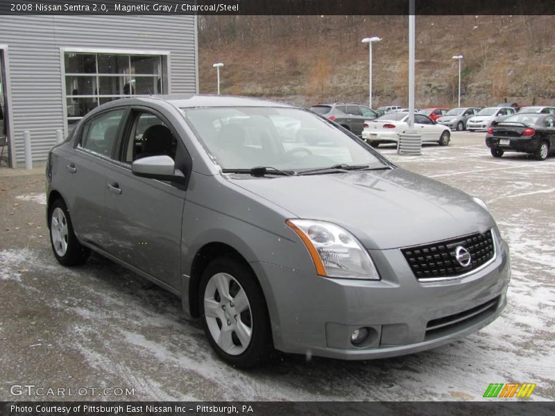 Magnetic Gray / Charcoal/Steel 2008 Nissan Sentra 2.0