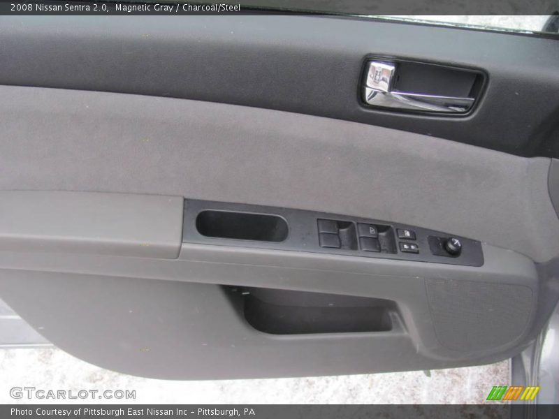 Magnetic Gray / Charcoal/Steel 2008 Nissan Sentra 2.0
