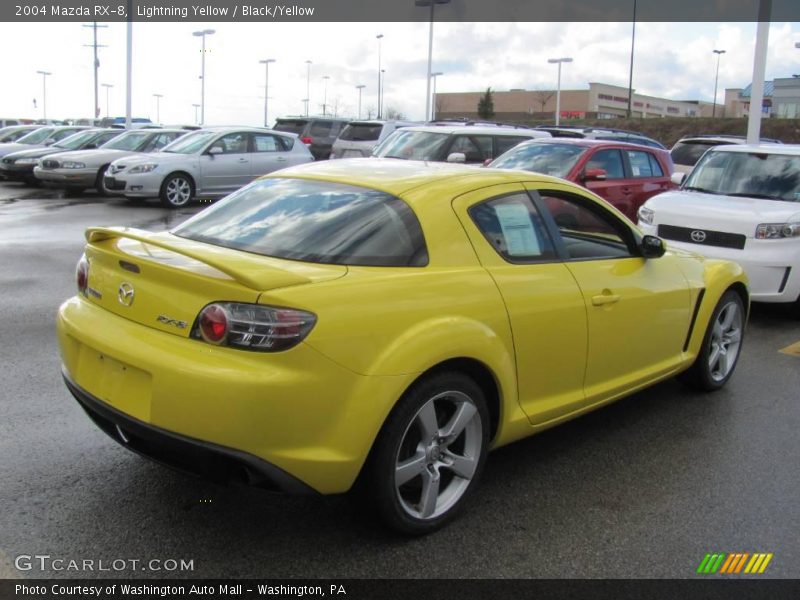 Lightning Yellow / Black/Yellow 2004 Mazda RX-8