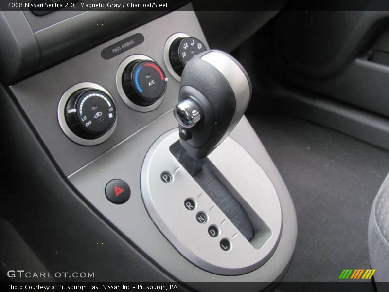 Magnetic Gray / Charcoal/Steel 2008 Nissan Sentra 2.0