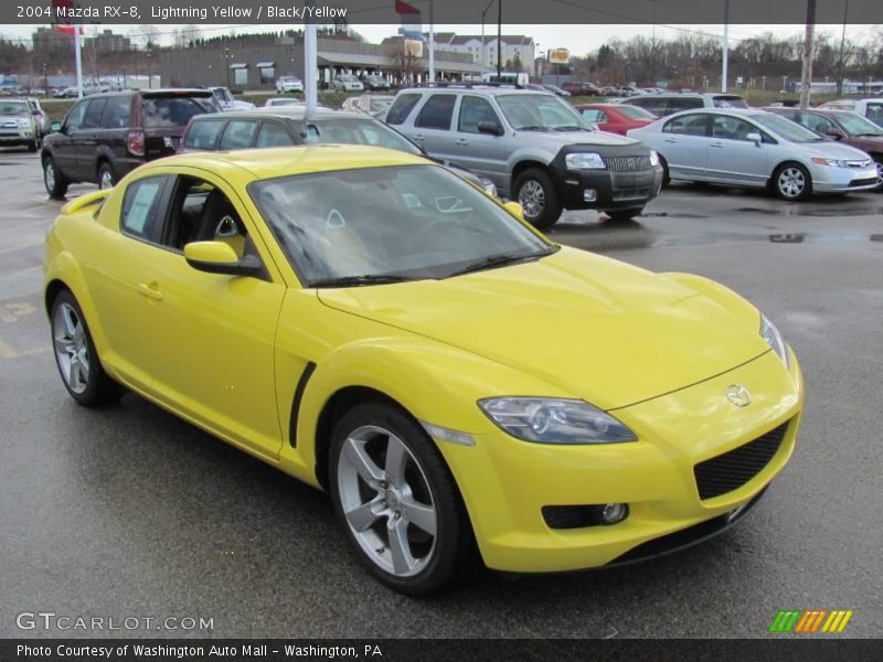 Lightning Yellow / Black/Yellow 2004 Mazda RX-8