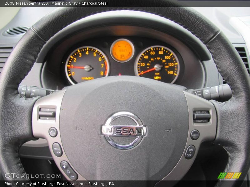 Magnetic Gray / Charcoal/Steel 2008 Nissan Sentra 2.0
