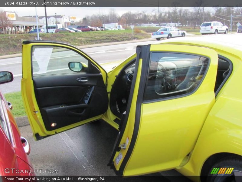 Lightning Yellow / Black/Yellow 2004 Mazda RX-8