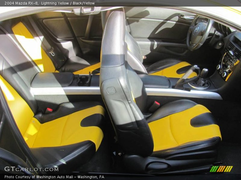 Lightning Yellow / Black/Yellow 2004 Mazda RX-8