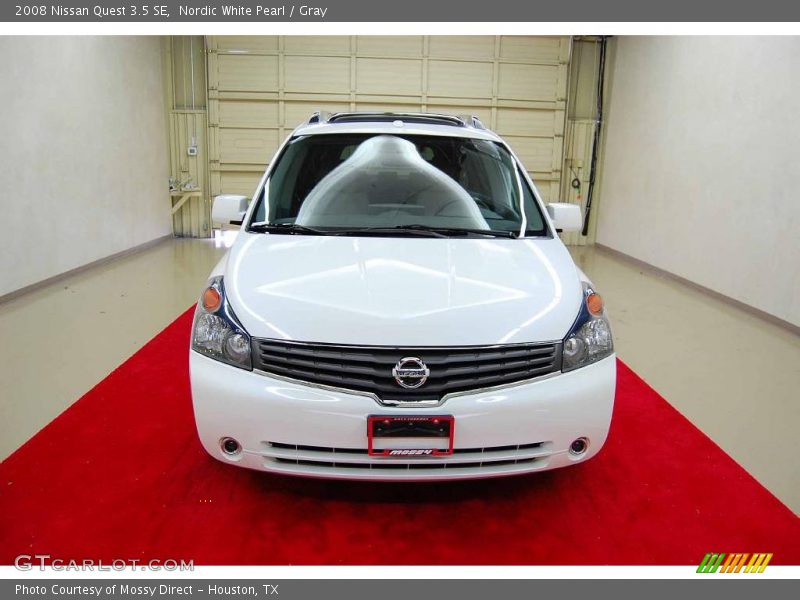 Nordic White Pearl / Gray 2008 Nissan Quest 3.5 SE