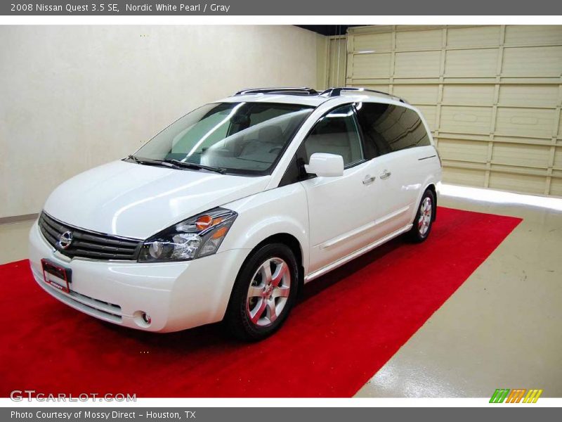 Nordic White Pearl / Gray 2008 Nissan Quest 3.5 SE