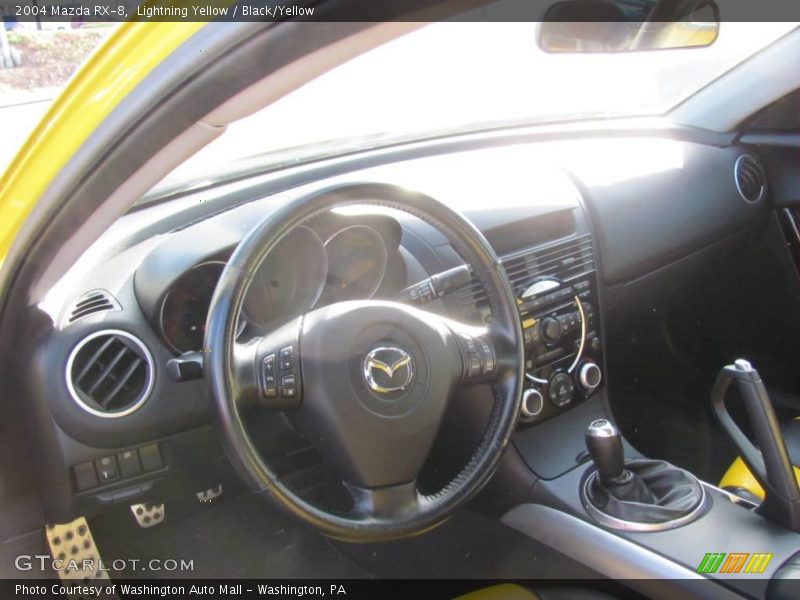 Lightning Yellow / Black/Yellow 2004 Mazda RX-8