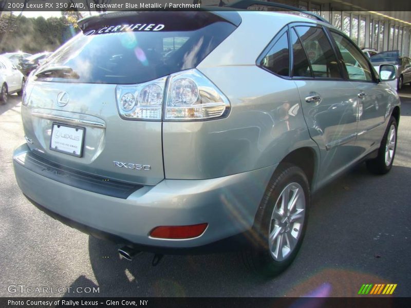 Breakwater Blue Metallic / Parchment 2009 Lexus RX 350 AWD