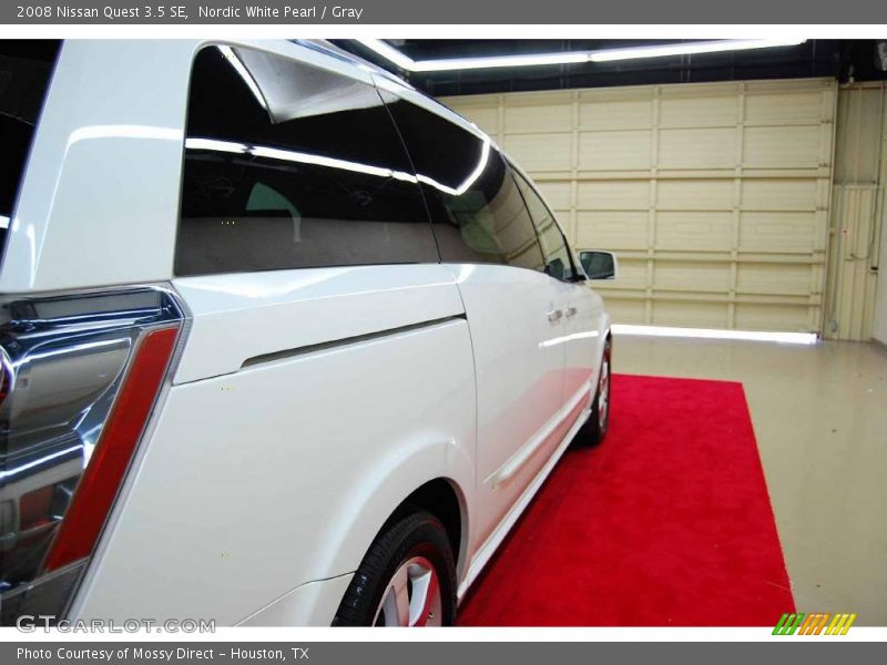Nordic White Pearl / Gray 2008 Nissan Quest 3.5 SE