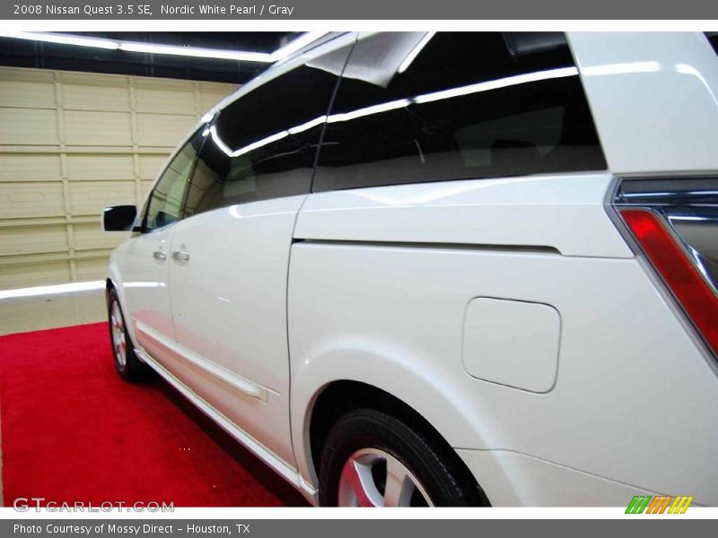 Nordic White Pearl / Gray 2008 Nissan Quest 3.5 SE