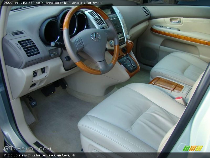 Breakwater Blue Metallic / Parchment 2009 Lexus RX 350 AWD