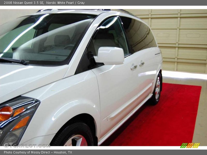Nordic White Pearl / Gray 2008 Nissan Quest 3.5 SE