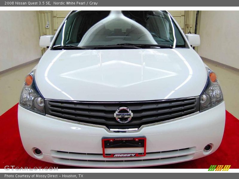 Nordic White Pearl / Gray 2008 Nissan Quest 3.5 SE