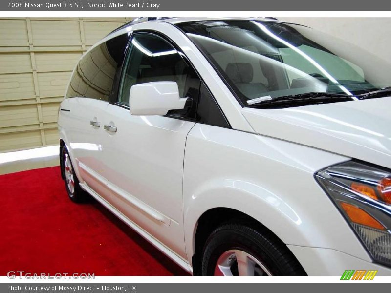 Nordic White Pearl / Gray 2008 Nissan Quest 3.5 SE