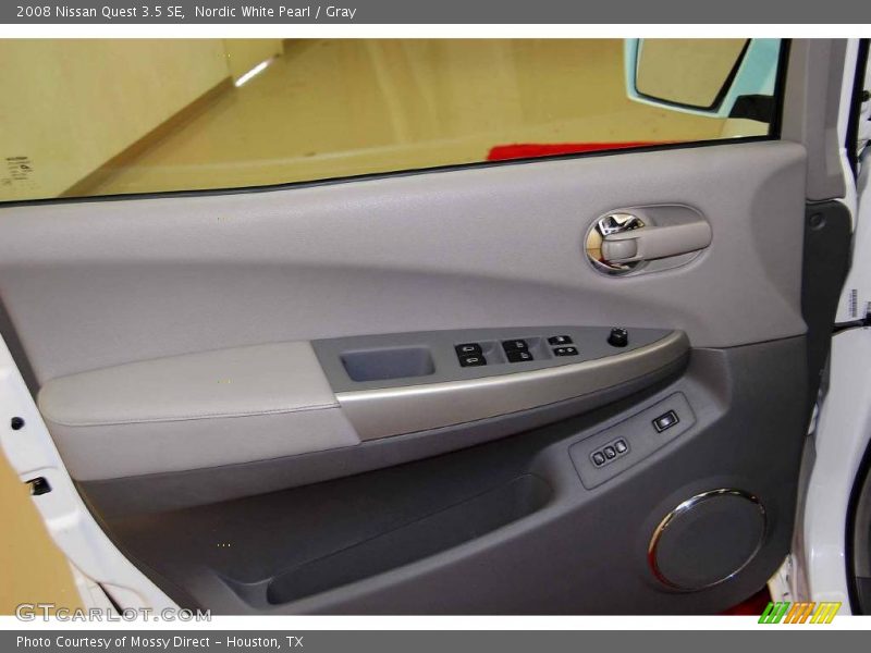Nordic White Pearl / Gray 2008 Nissan Quest 3.5 SE