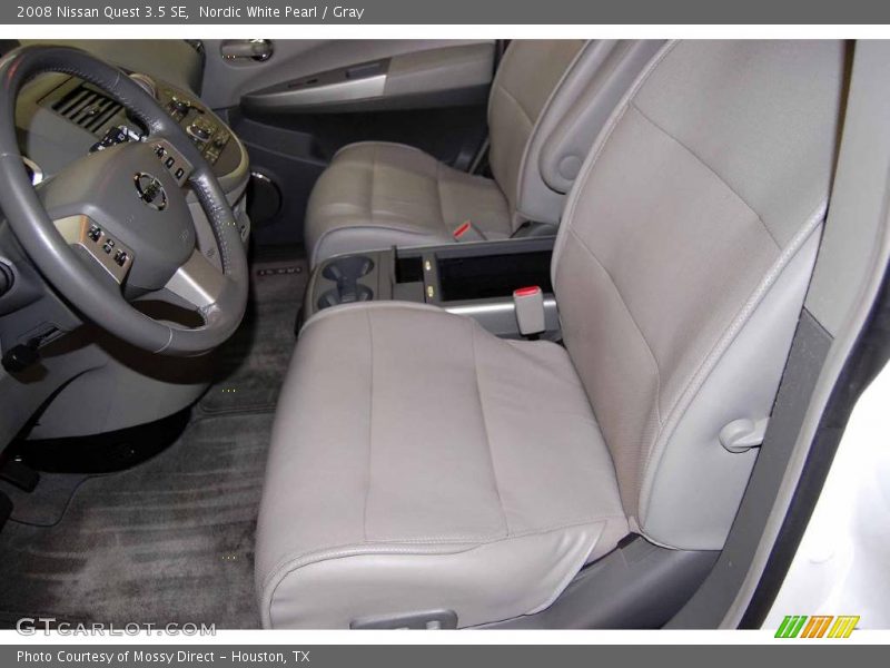 Nordic White Pearl / Gray 2008 Nissan Quest 3.5 SE