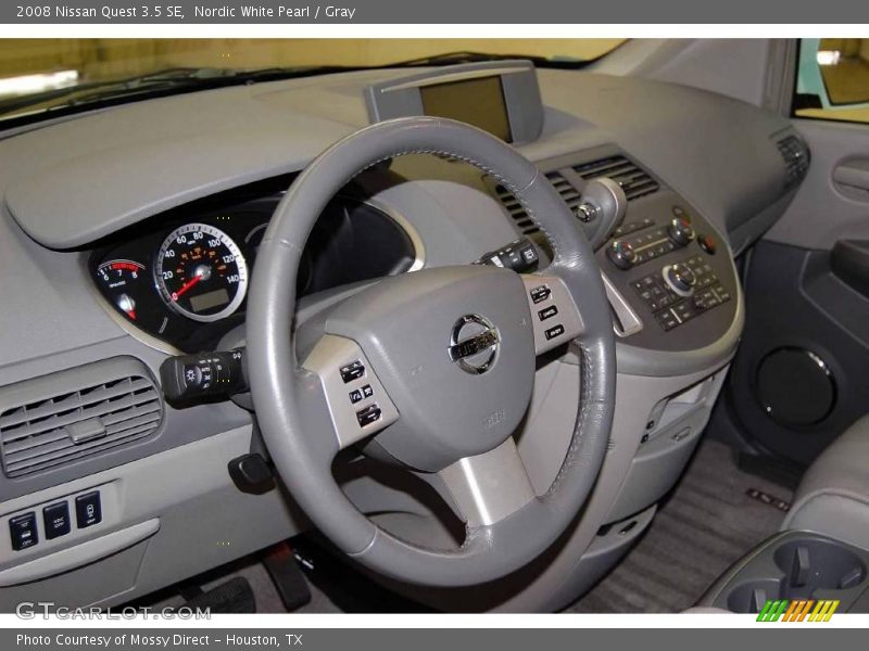 Nordic White Pearl / Gray 2008 Nissan Quest 3.5 SE