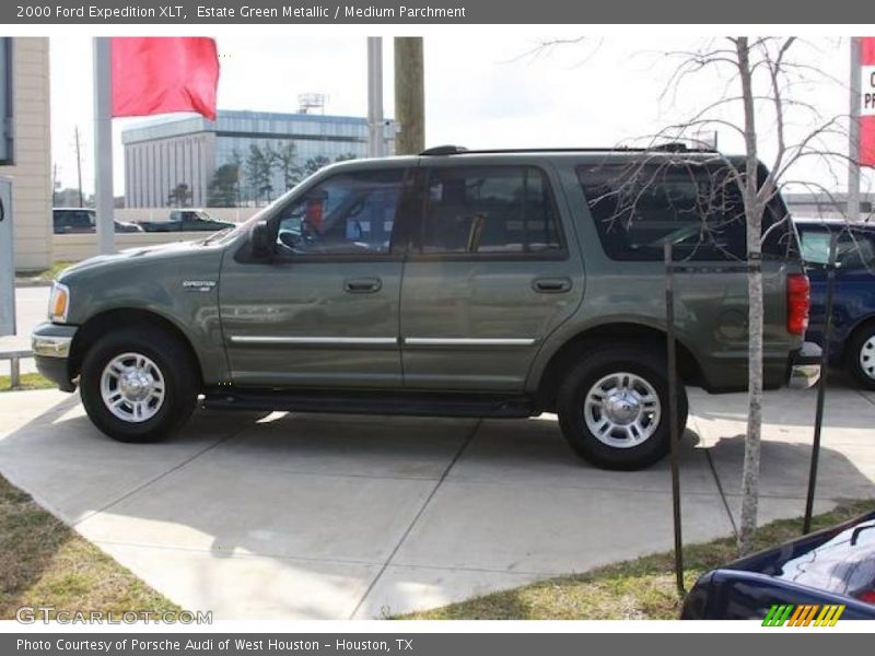 Estate Green Metallic / Medium Parchment 2000 Ford Expedition XLT