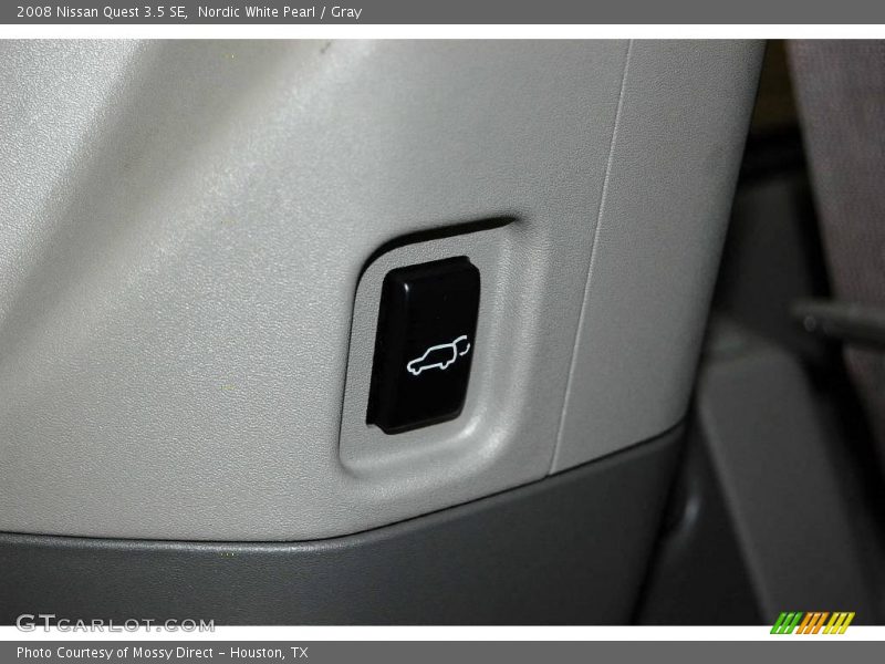 Nordic White Pearl / Gray 2008 Nissan Quest 3.5 SE