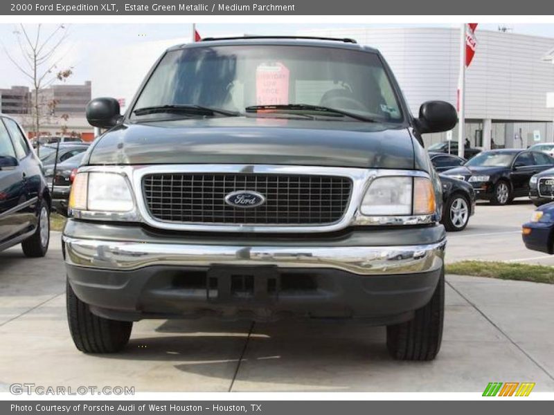 Estate Green Metallic / Medium Parchment 2000 Ford Expedition XLT