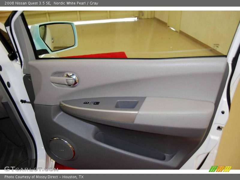 Nordic White Pearl / Gray 2008 Nissan Quest 3.5 SE