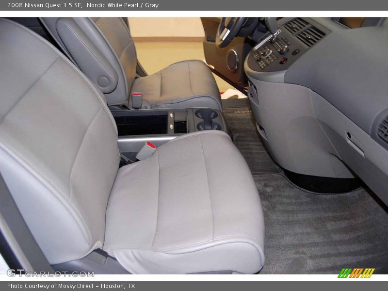 Nordic White Pearl / Gray 2008 Nissan Quest 3.5 SE