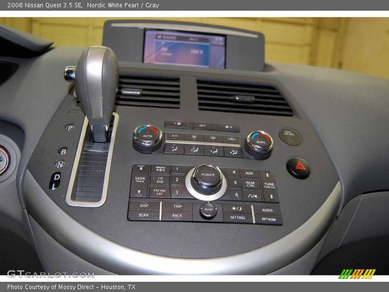 Nordic White Pearl / Gray 2008 Nissan Quest 3.5 SE