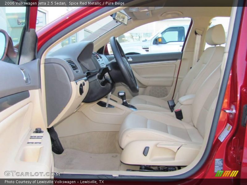 Spice Red Metallic / Pure Beige 2006 Volkswagen Jetta 2.5 Sedan