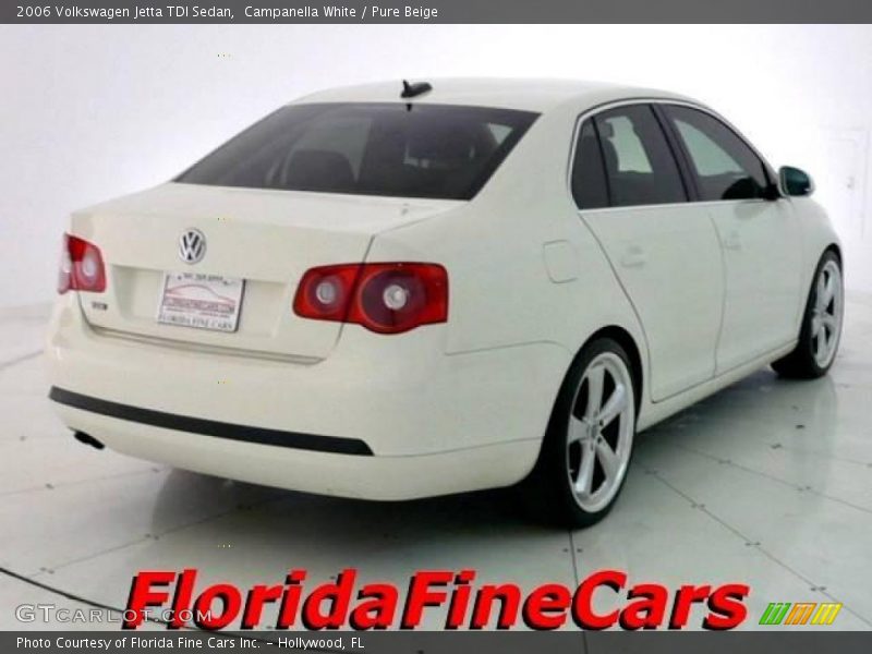 Campanella White / Pure Beige 2006 Volkswagen Jetta TDI Sedan