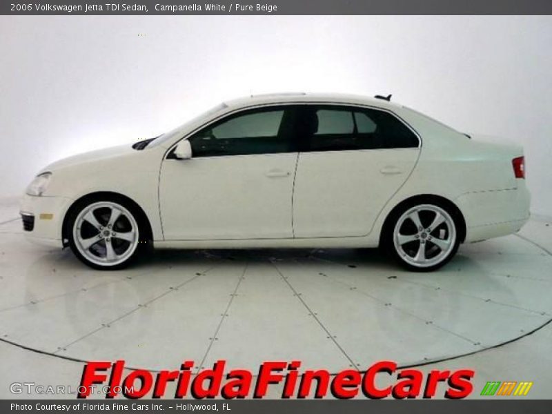 Campanella White / Pure Beige 2006 Volkswagen Jetta TDI Sedan