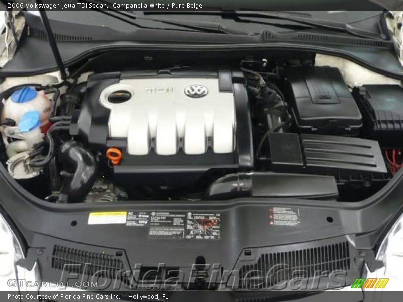 Campanella White / Pure Beige 2006 Volkswagen Jetta TDI Sedan
